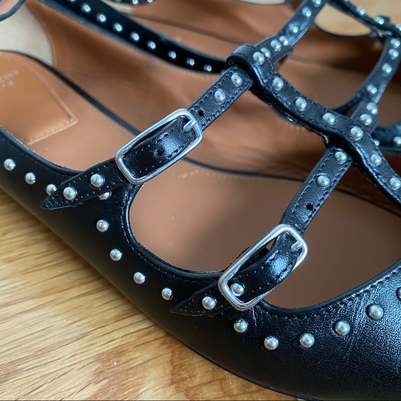 New Givenchy Studded Leather Ballet Flat - Picture 6 of 9